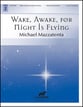 Wake Awake, for Night Is Flying Handbell sheet music cover